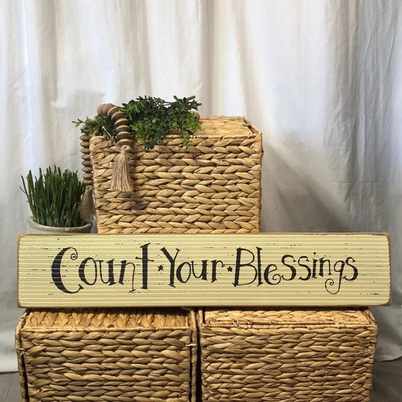Hobby Lobby Wall Decor Count Your Blessings Wall Art Sign Farmhouse
